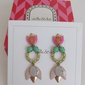 Tropicana chandelier earrings